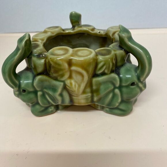 Vintage ceramic elephant planter - Picture 1 of 5